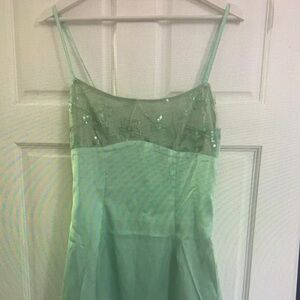 Peppermayo Mint Green Mini Dress